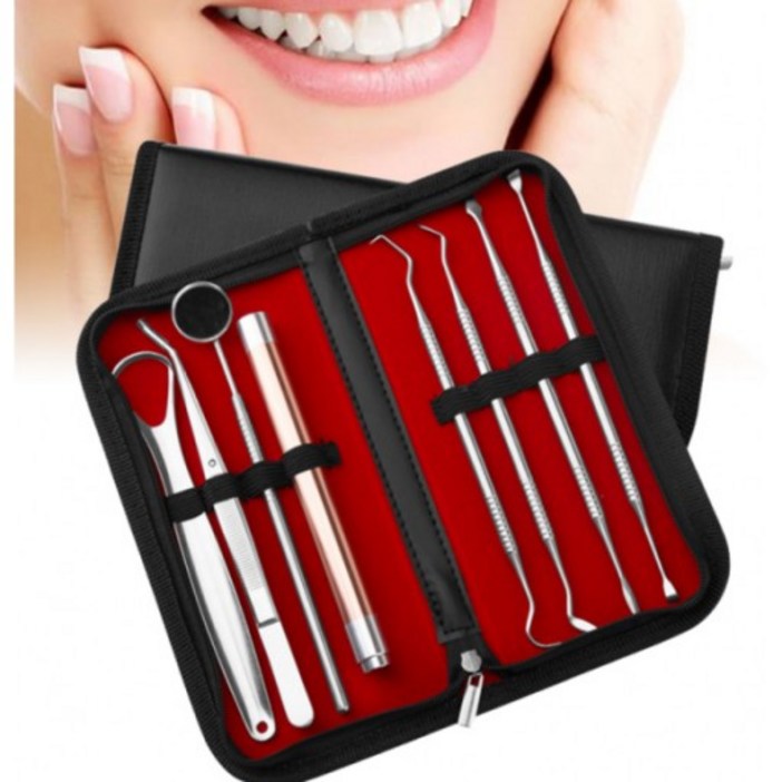 의료용 셀프 치경 치석제거기 5종세트 스케일링 치아관리 치석제거 치과기구