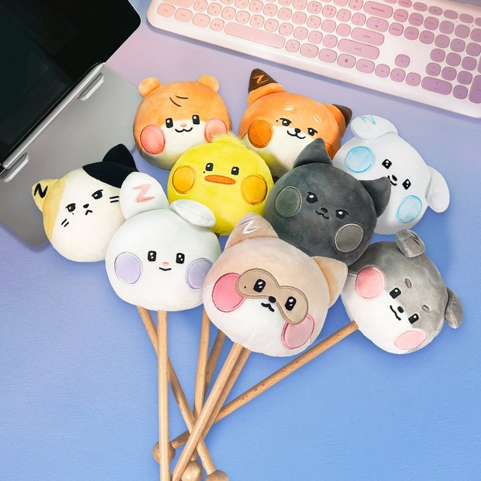 제로니 인형 안마봉 셀프 지압봉 마사지 안마스틱, 하니니, 1개