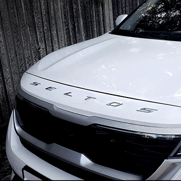 기아 셀토스 튜닝 로고 레터링 엠블럼세트  전면 후면 풀세트 트렁크 꾸미기 차량용품, C스틸그레이 전후면레터링 풀세트  메탈골드