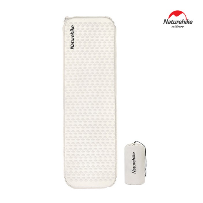 네이처하이크 UL 자충 매트 3.5 싱글 스퀘어 차박 1인 캠핑 에어 백패킹, 그레이
