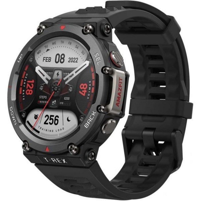 스마트워치 연동 방수 아웃도어 Amazfit TRex 2 남성용 스마트 워치, 듀얼 밴드 및 6 위성 위치 지정, 24일 배터리 수명, 초저온 작동, 러기드 GPS 밀리터리