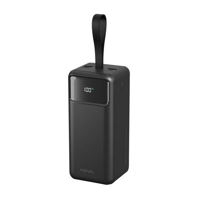 보바 고속충전 대용량 보조배터리 50000mAh 22.5W VA150, 블랙