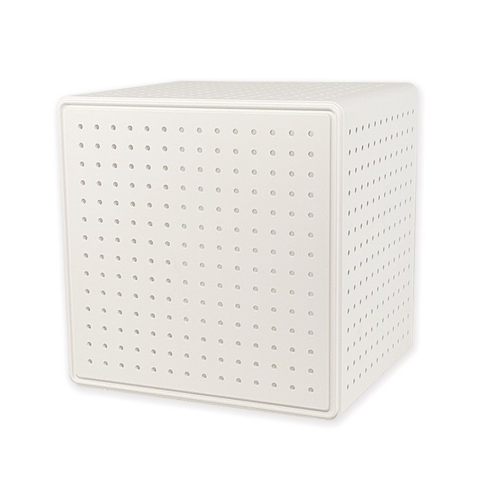 홀로 타공박스 셋톱박스 정리함, 단일색상, 1개