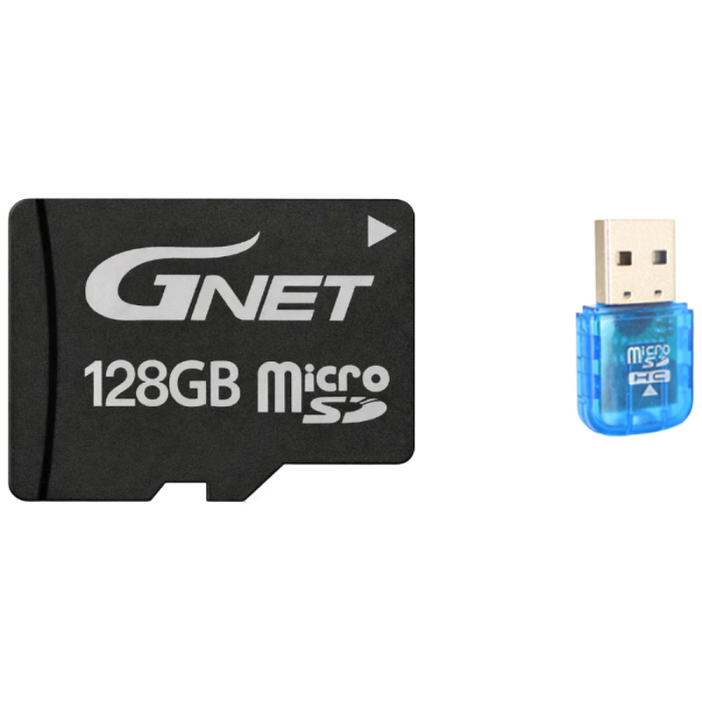 정품 지넷 블랙박스 SD카드  리더기증정 마이크로 메모리카드 32G 64G 128G 256G Micro SD CARD, 1개, 128GB