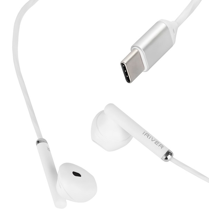 아이리버 오픈형 C타입 유선 이어폰, BVC100C, White 아이리버 오픈형 C타입 유선 이어폰, BVC100C, White