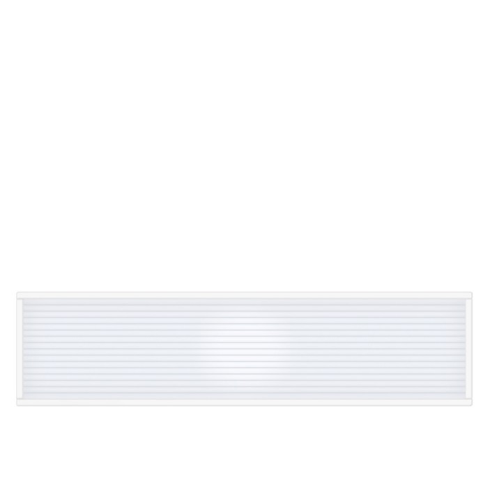 타공판닷컴 클리어 아일랜드 폴리카보네이트 파티션 가로 1200 x 120 x 300 mm, 화이트(프레임), 오팔화이트(패널)