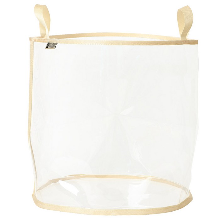 헬로디노 장난감 정리함 바구니 보관함 아기 레고 수납함, 투명, 특대(31cm x 33cm), 1개