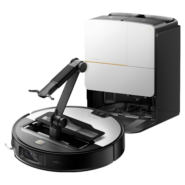 로보락 Saros Z70 로봇청소기 RRE0R50+EWFD28HRR, RRE0R50+EWFD28HRR, 실버