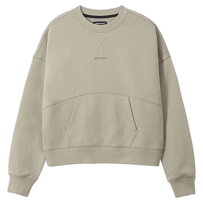 팬암 여성용 스몰 폰트로고 맨투맨 3161