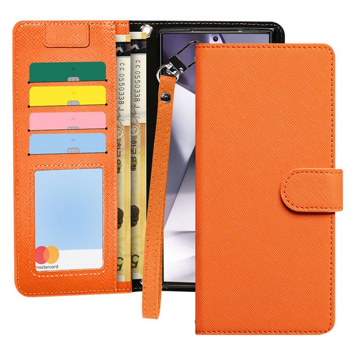 아이엔픽 사올린 소가죽 지갑 다이어리 휴대폰 케이스