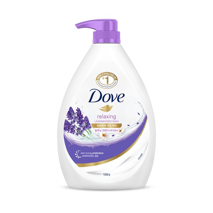 도브 하이드레이션 바디워시 라벤더 캐모마일향, 1L, 1개