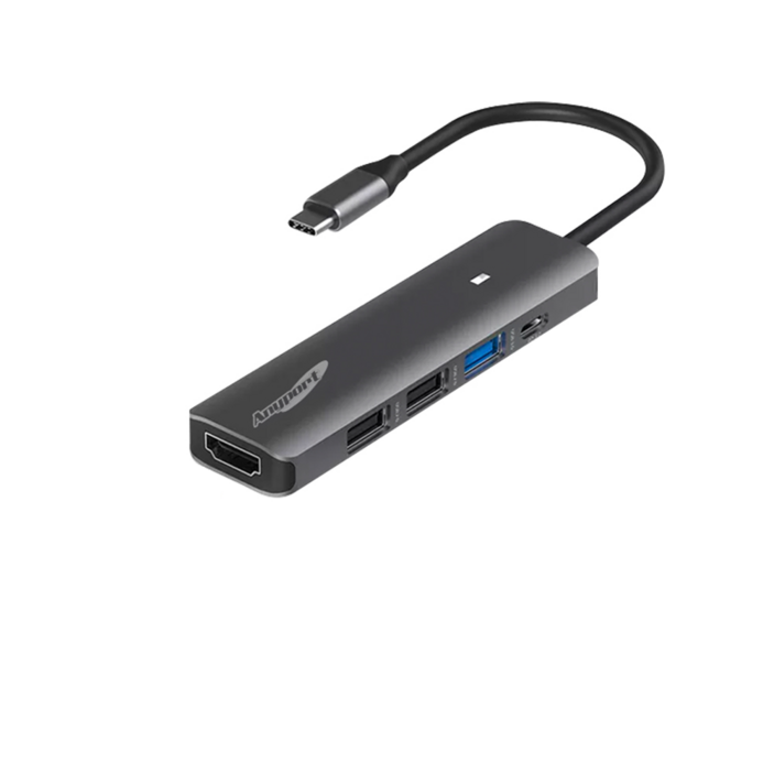 애니포트 5포트 USB 허브 C타입 맥북 삼성 덱스 미러링 멀티포트 AP-TC51PH