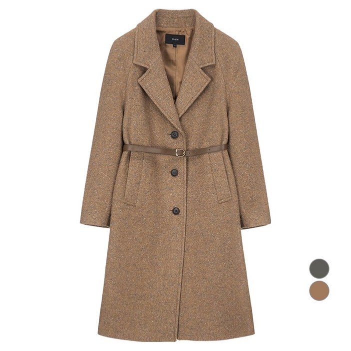 온앤온 여성용 오버사이즈 테일러드 울코트 NEW3WHB14