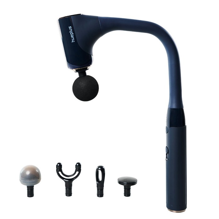 휴플러스 프리미엄 커브건 C11 마사지기, CORDZEROC11, 네이비