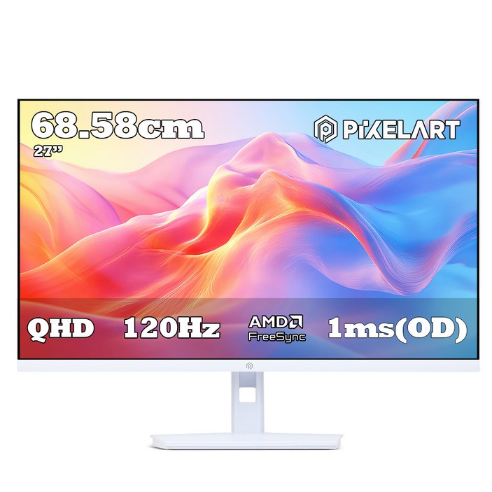 픽셀아트 QHD 제로베젤 모니터