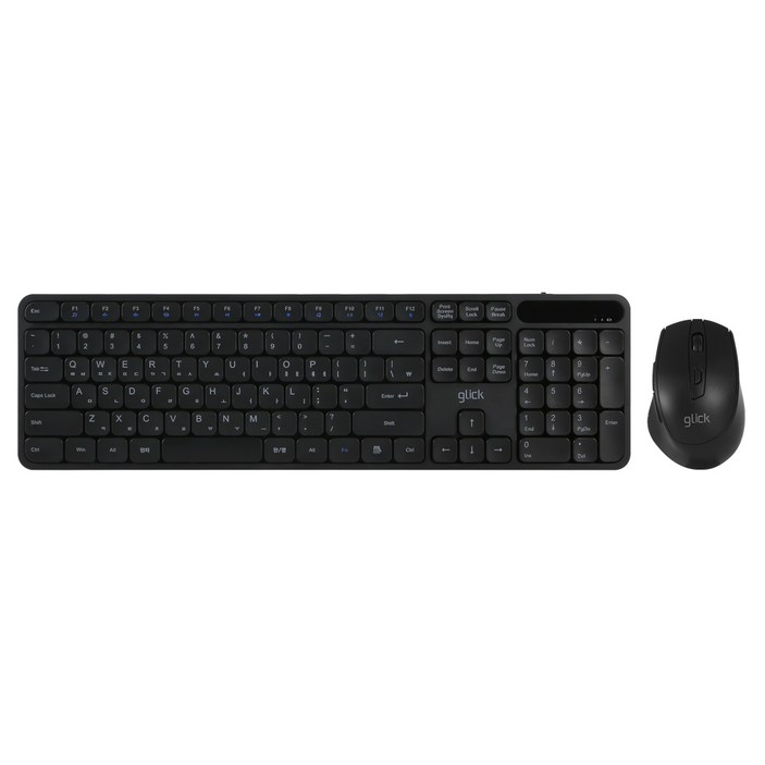 지클릭커 OFFICEPRO 사일런트 L 무소음 인체공학 무선 키보드 마우스 세트, 블랙, WMK70, 일반형 지클릭커 OFFICEPRO 사일런트 L 무소음 인체공학 무선 키보드 마우스 세트, 블랙, WMK70, 일반형