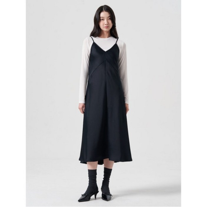 에잇세컨즈 사틴 피스 네이비 324971LY1R 549651