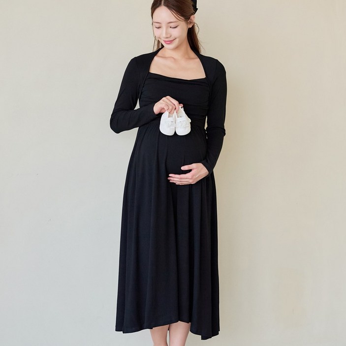 임산부 셔링 원피스 만삭 사진 주수 촬영 키작녀 키큰 하객룩 임부복 임산부 셔링 원피스 만삭 사진 주수 촬영 키작녀 키큰 하객룩 임부복