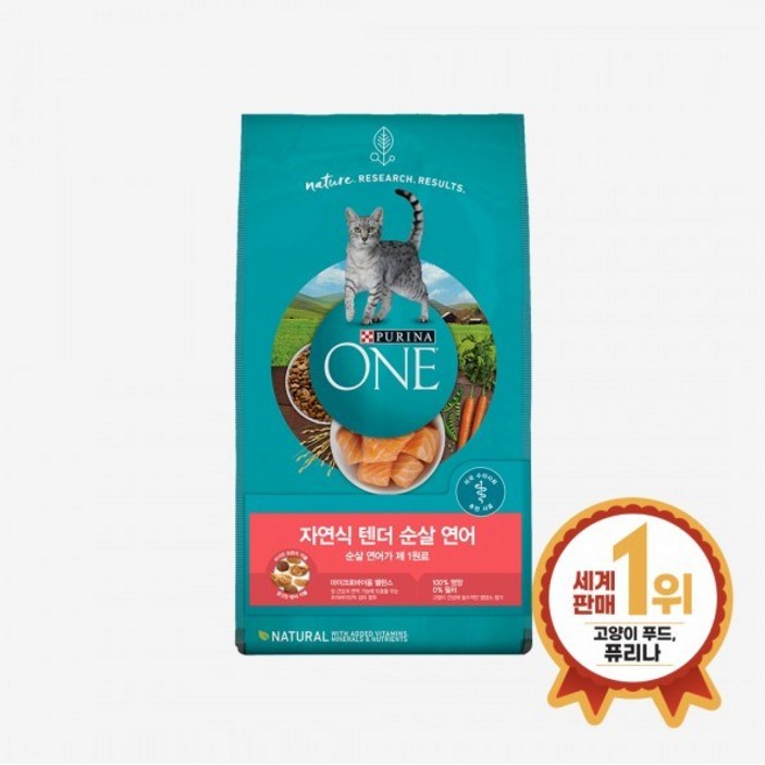 퓨리나 원 캣 내츄럴 연어, 1.59kg, 1개, 닭+연어