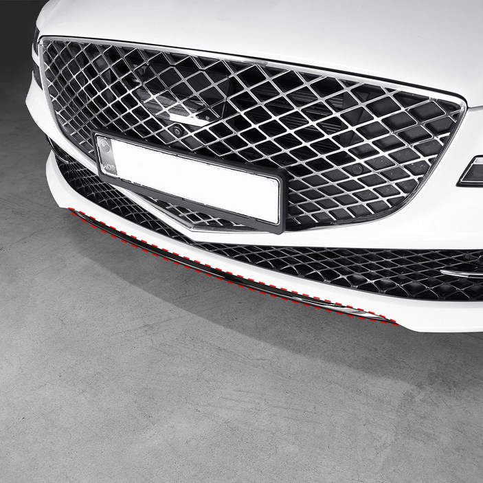 유투카 호환 G80 RG3 튜닝 프론트 범퍼 가니쉬 커버 카본 몰딩 크롬 죽이기, 기타