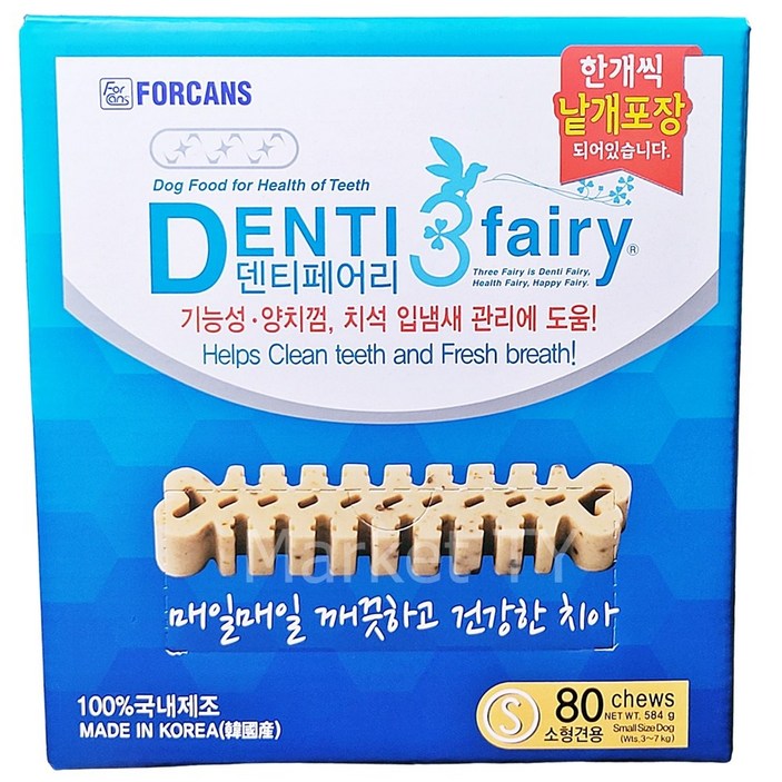 포켄스 덴티페어리 디스펜서 덴탈껌 S 80개입, 1개, 단일상품 포켄스 덴티페어리 디스펜서 덴탈껌 S 80개입, 1개, 단일상품