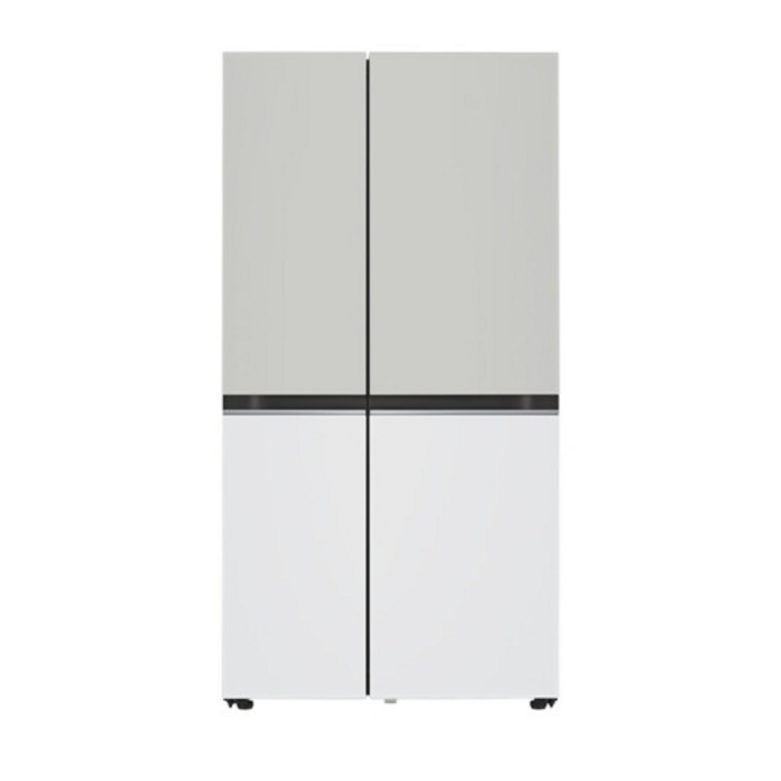색상선택형 LG전자 디오스 오브제 컬렉션 양문형 냉장고 메탈 방문설치