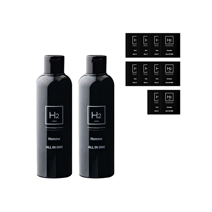 H2 옴므 올인원(스킨,로션,에센스)남성화장품 200ml, 1개