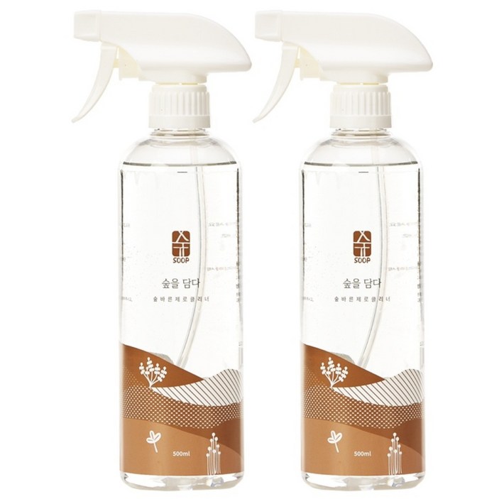 숲바른 제로클리너 (소독스프레이), 2개, 500ml