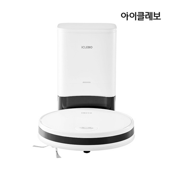 아이클레보 G5 max 오토엠티 스테이션 흡입 물걸레 로봇청소기 세트 YCRM09100A, G5 max 오토엠티 스테이션 로봇청소기 세트