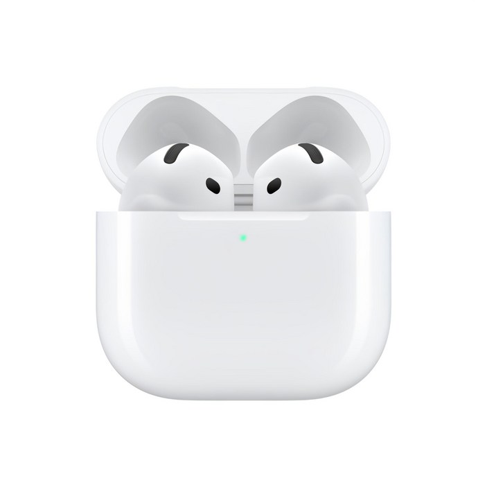 Apple 2024 에어팟 4세대 블루투스 이어폰 유선충전, MXP63KHA, 화이트 Apple 2024 에어팟 4세대 블루투스 이어폰 유선충전, MXP63KHA, 화이트