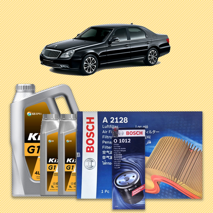 체어맨 H 뉴 클래식 (W190) 3.2 가솔린 엔진오일세트 킥스 G1 5W30