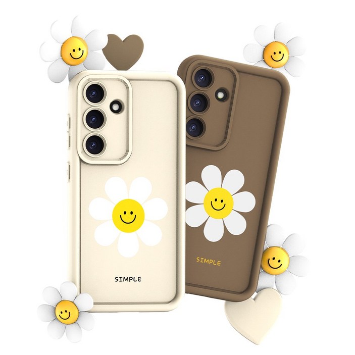 STAR 갤럭시A15 탱크 플라워 범퍼케이스