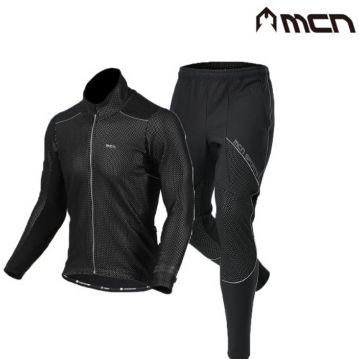 벨로라인 겨울 방풍방한자켓+노패드팬츠(슬림핏) 블랙 6017