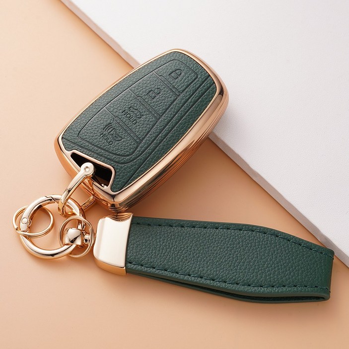 호환 현대 스마트키 키케이스 그랜저HG  신형에쿠스 제네시스DH 싼타페DM 윈밀리언 맥스크루즈 4버튼용 적용 키홀더 TPJP-Yazun