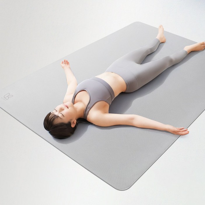 아리프 TPE 자이언트 요가매트 머쉬룸그레이 필라테스