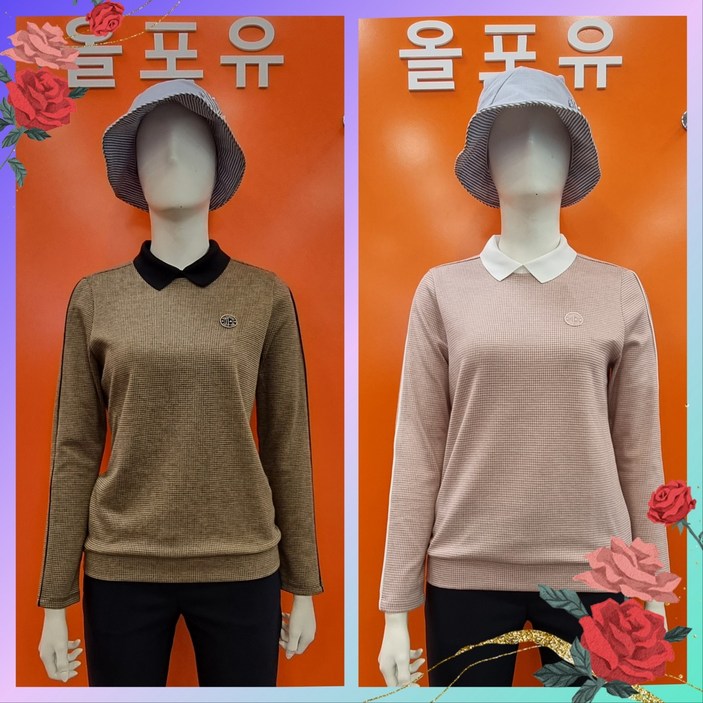 올포유 항상 편하고 예뻐 여성 카라 배색 티셔츠 AWTPL8171199,403