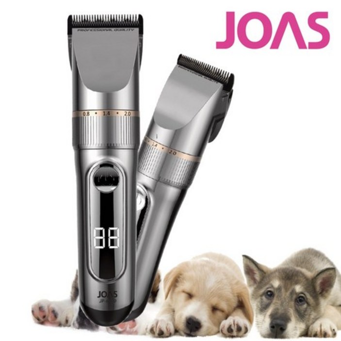 조아스 애견이발기 방수 저소음 저자극 반려동물용 강아지 이발기 JP-6300, 단일색상, 1개