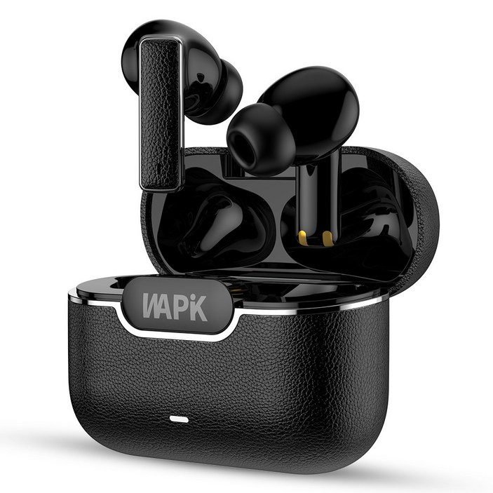 WAPIK 무선 이어폰 RS6 블루투스 5.4EDR 커널형 게이밍 노이즈 캔슬링