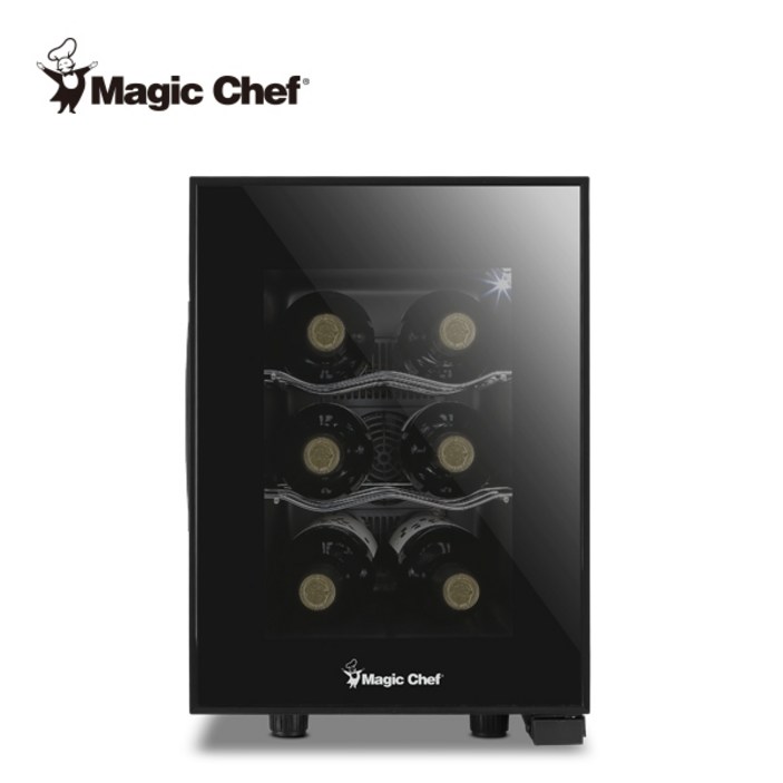 매직쉐프 와인냉장고 6병 MEW6DB 코스트코, 블랙, MEW6DB, 6개