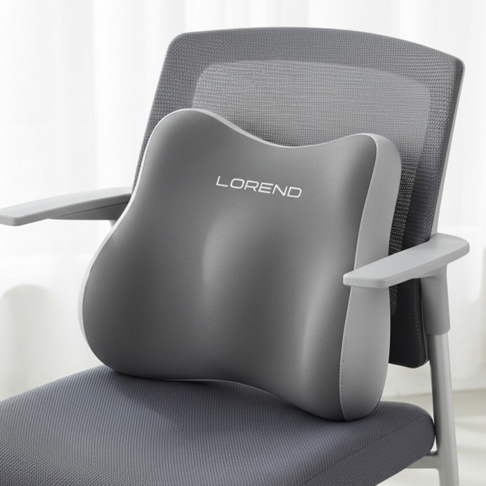 로렌드 하루종일 편안한 사무실 의자 등받이 허리 쿠션 받침대