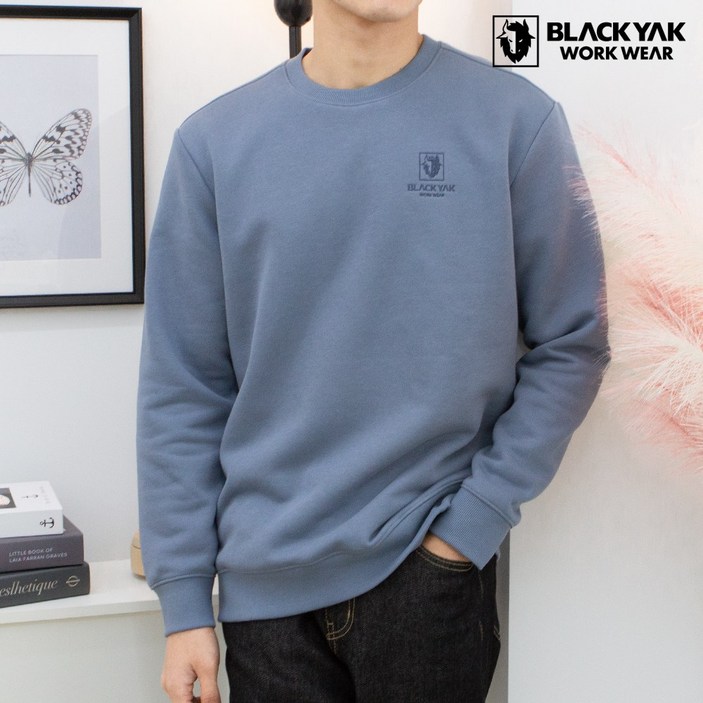 블랙야크 애슬레저 기모 맨투맨 BKJ1012