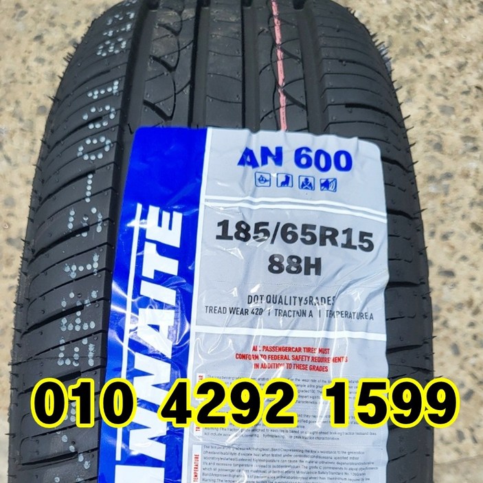 정품 신품타이어 185/65R15 아반떼 I30 포르테 SM3 1856515, 1개