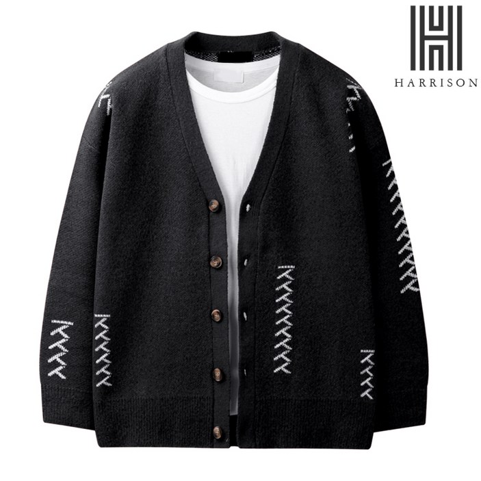 해리슨 오버핏 멀티 포인트 니트 가디건 SME1114