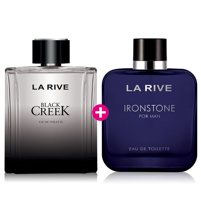 라리브 블랙 남성향수 2종 (블랙크리크+아이언스톤) 100ml 2종, 100ml