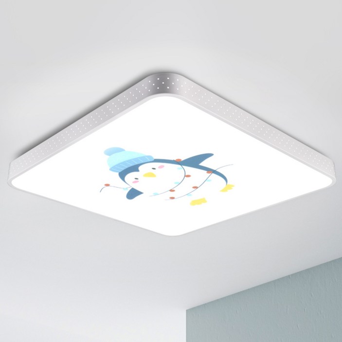 연하 삼성칩 캐릭터 아이 키즈방등 LED50W 펭귄 연하 삼성칩 캐릭터 아이 키즈방등 LED50W 펭귄