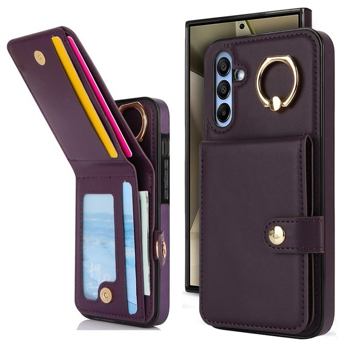 오엔이 반지갑형 월렛 링홀더 갤럭시 폰 케이스