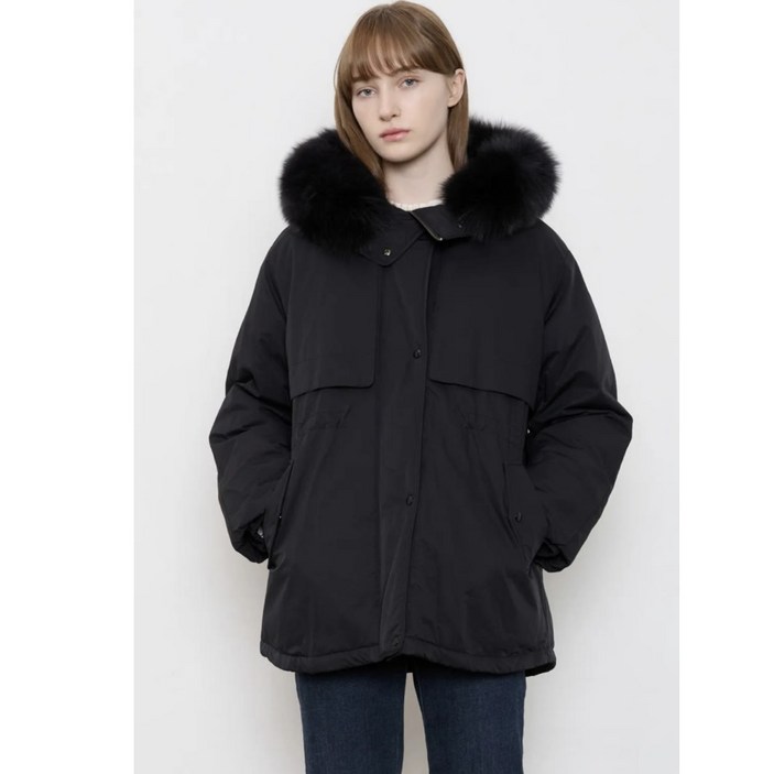 케이엘 KL 타미 폭스퍼 후드 구스야상점퍼 2컬러 KD240kO40O