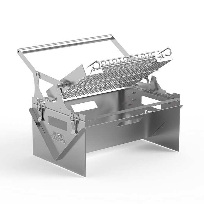 어반콘크리트 캠핑 원터치 그릴 바비큐, 회전 그릴 2종 세트, 1개