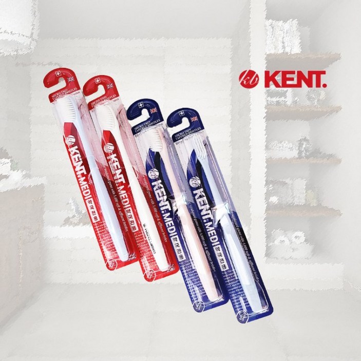 KENT 켄트칫솔 켄트메디 초극세모 칫솔 클래식(성인권장)/컴팩트(아동권장) 6+3 (총9개), 9개