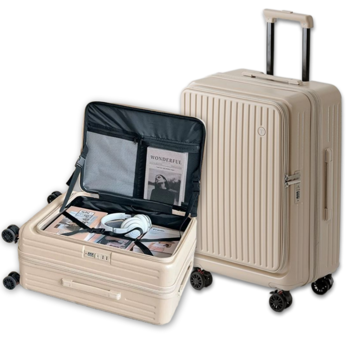 3년AS 푸밀 전면오픈 확장형 대용량 기내용캐리어 20인치